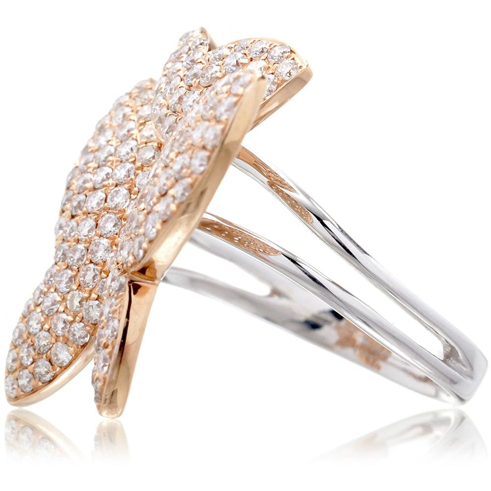 The Pavé Diamond Butterfly Ring