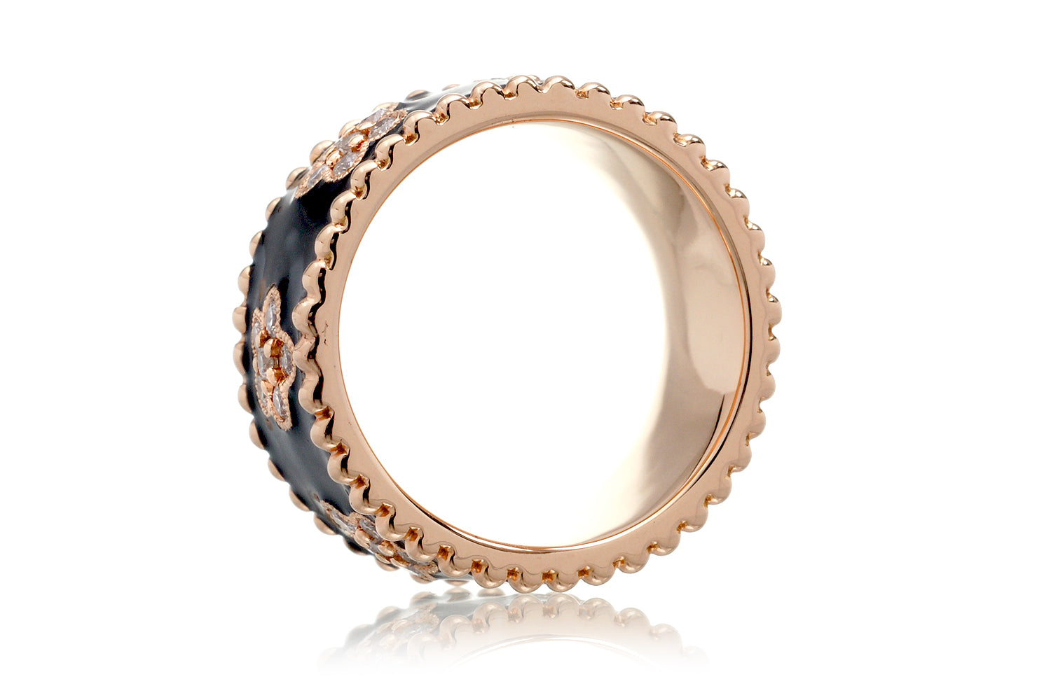 The Bernadette Diamond Ring (Black)