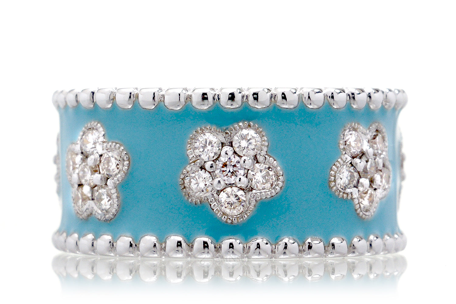 The Bernadette Diamond Ring (Turquoise)