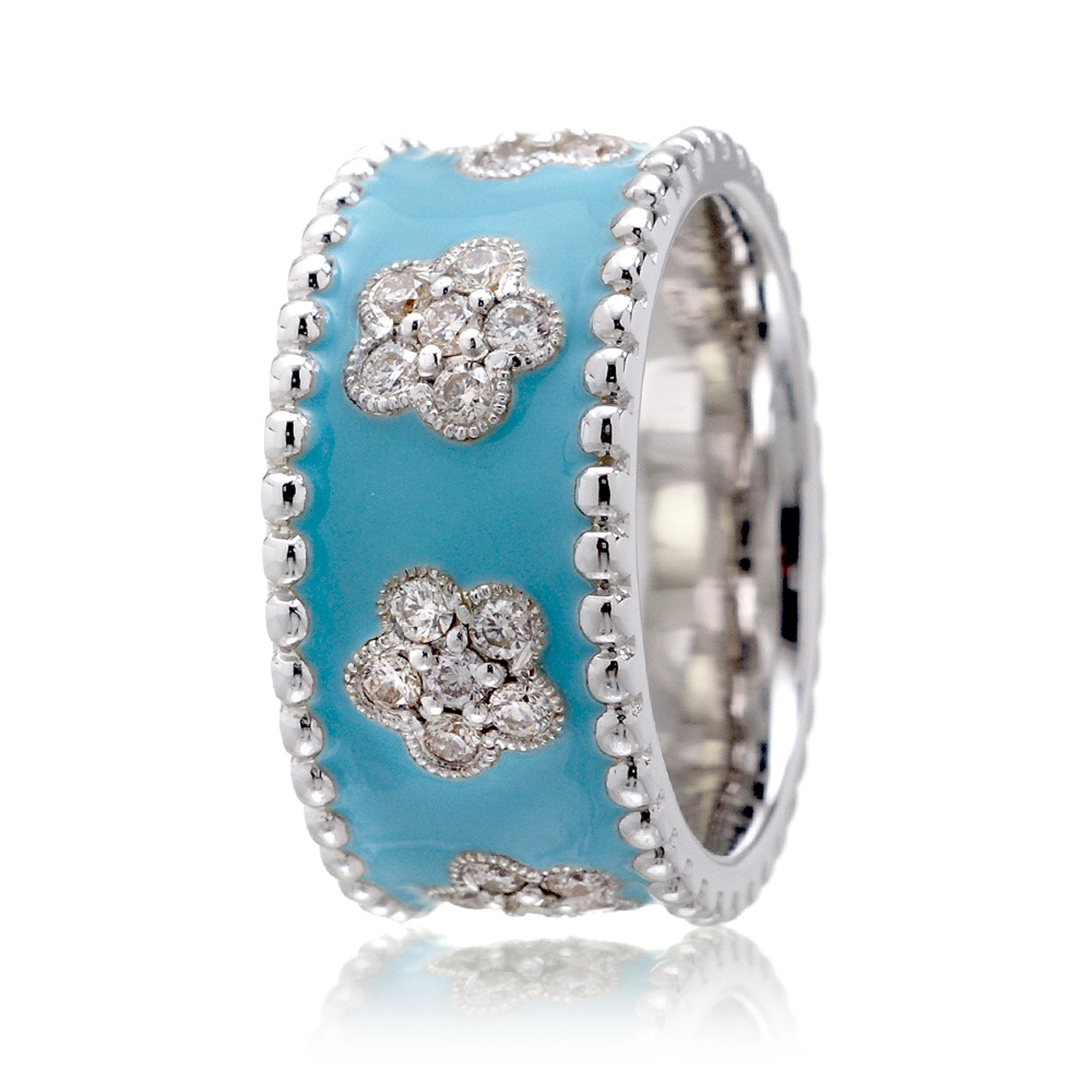 The Bernadette Diamond Ring (Turquoise)