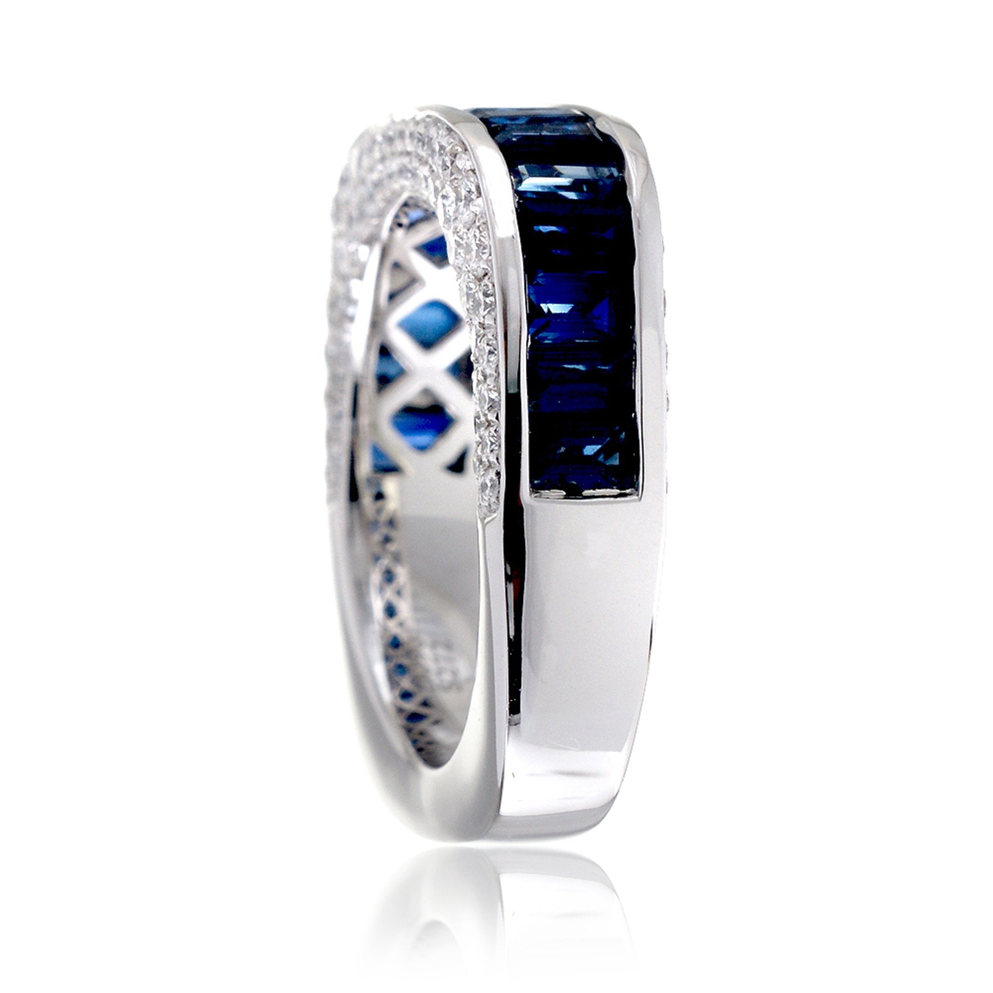 The Hardy Sapphire & Diamond Band