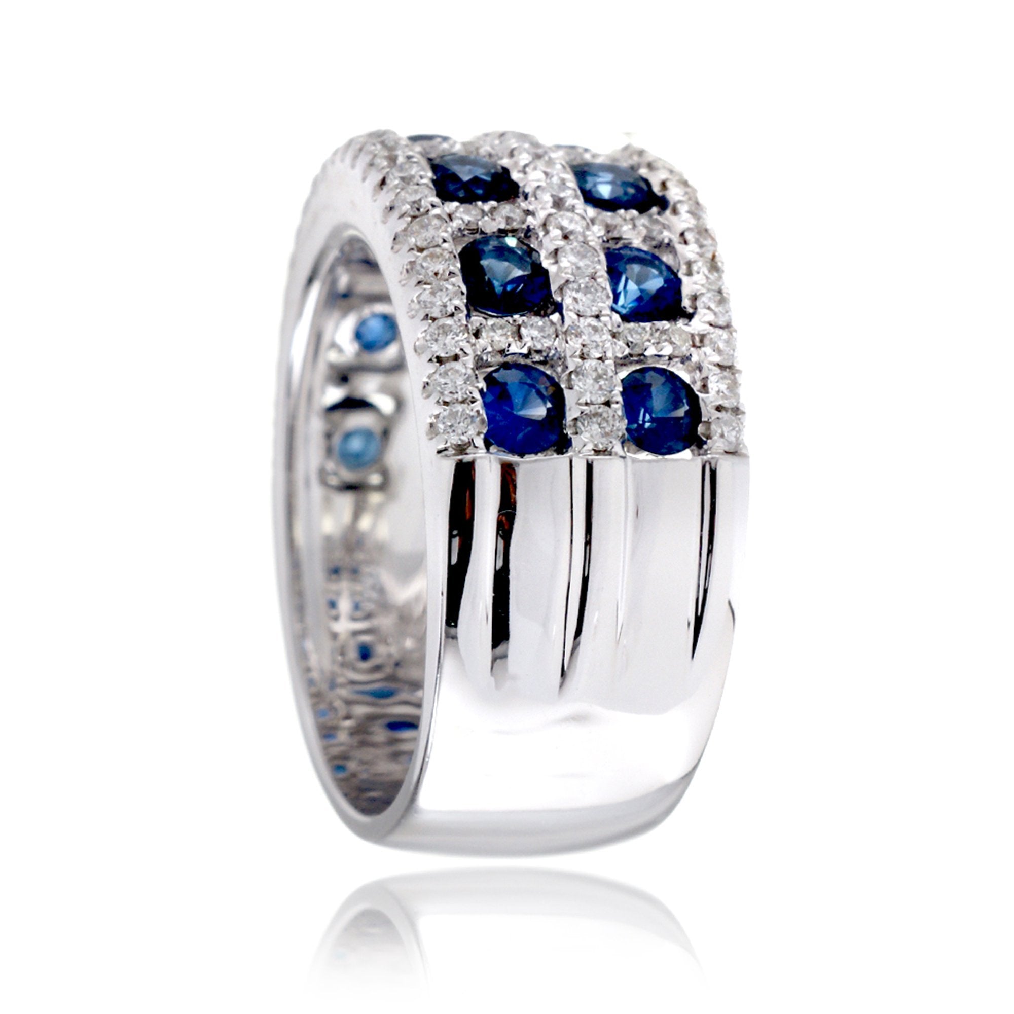 The Claudette Sapphire & Diamond Ring