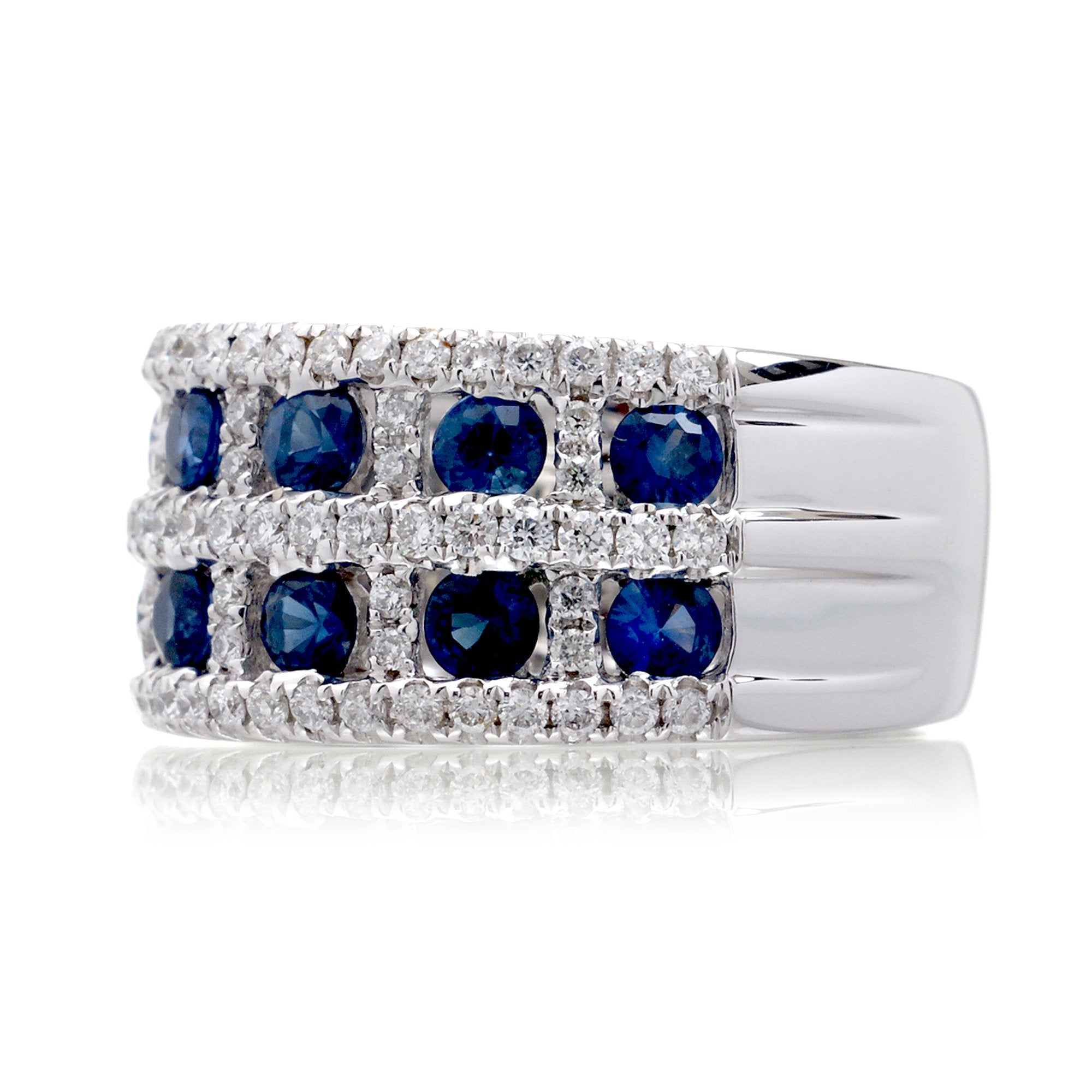 The Claudette Sapphire & Diamond Ring