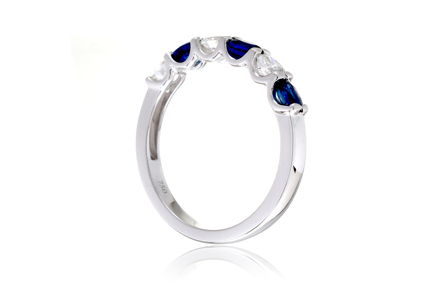 The Ursula Oval Sapphire Band (Six Stone)