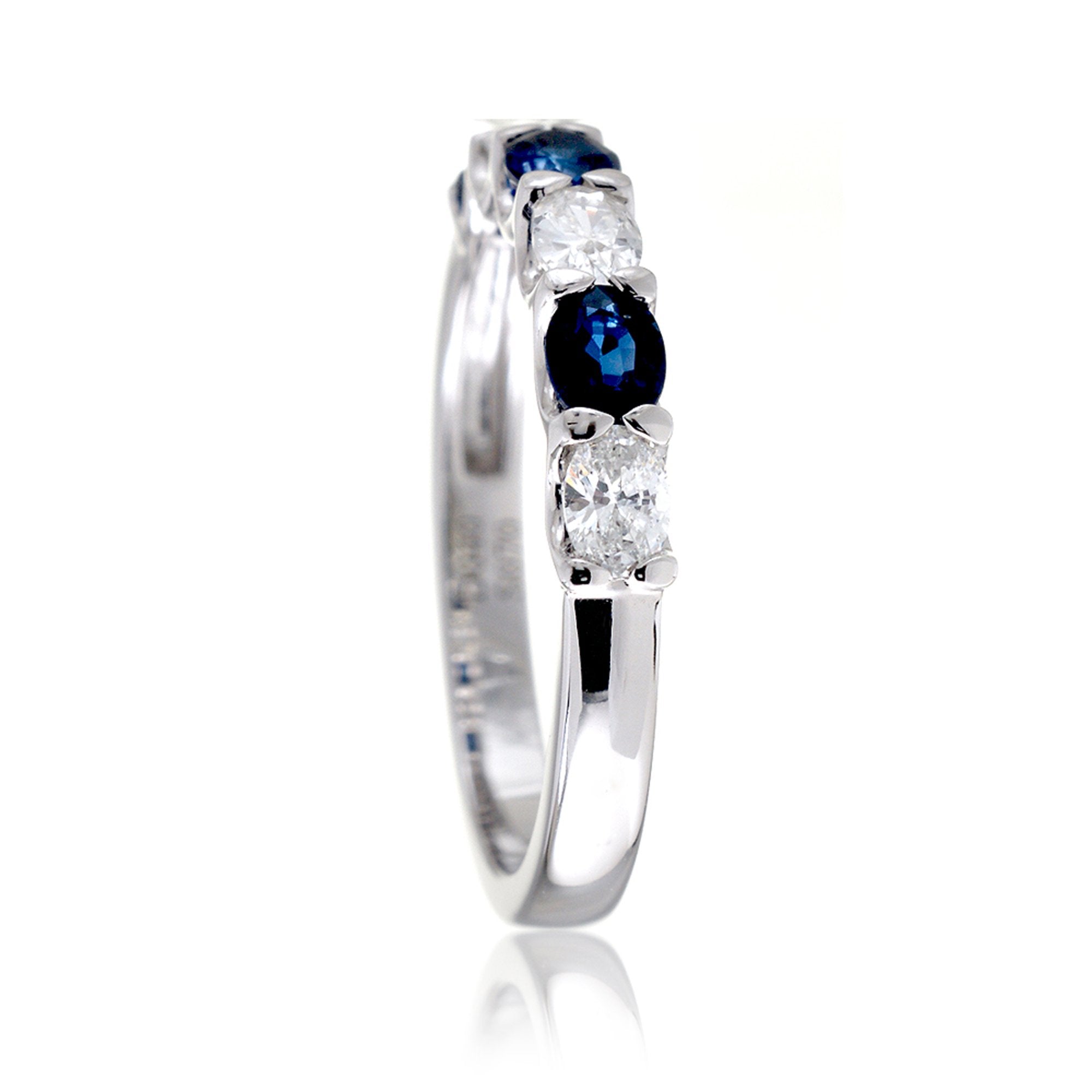 The Ursula Oval Sapphire Band (Six Stone)