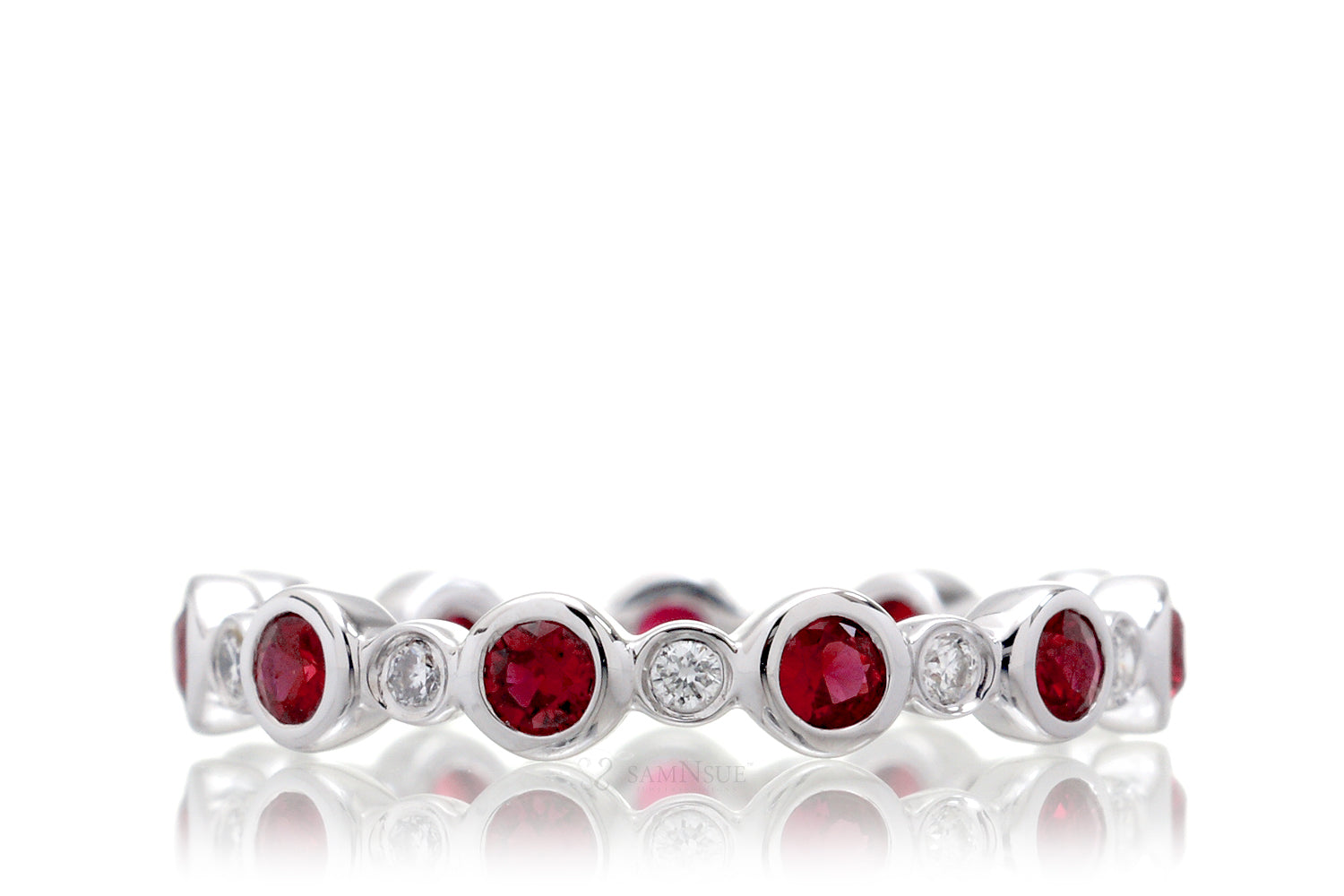 The Lucinda Round Eternity Bands