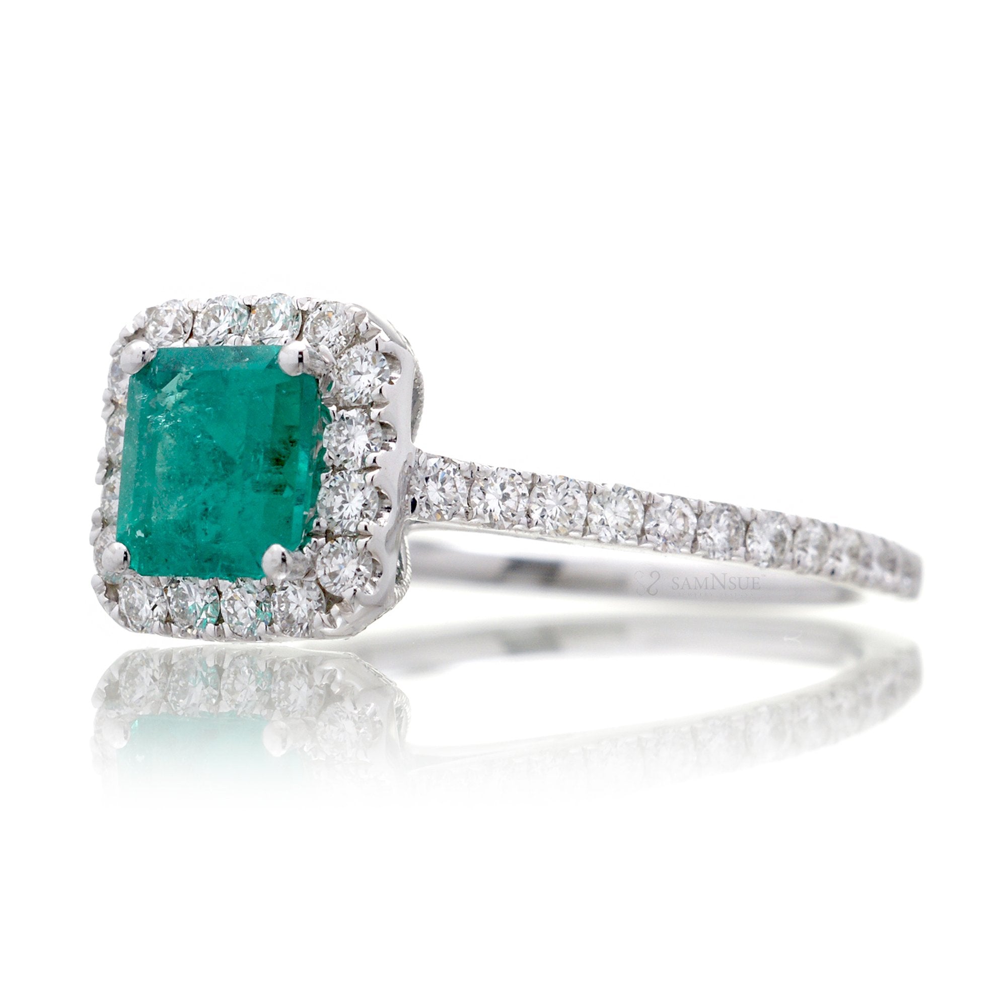 The Gwen Step Cut Emerald (1.36 ct. tw.)