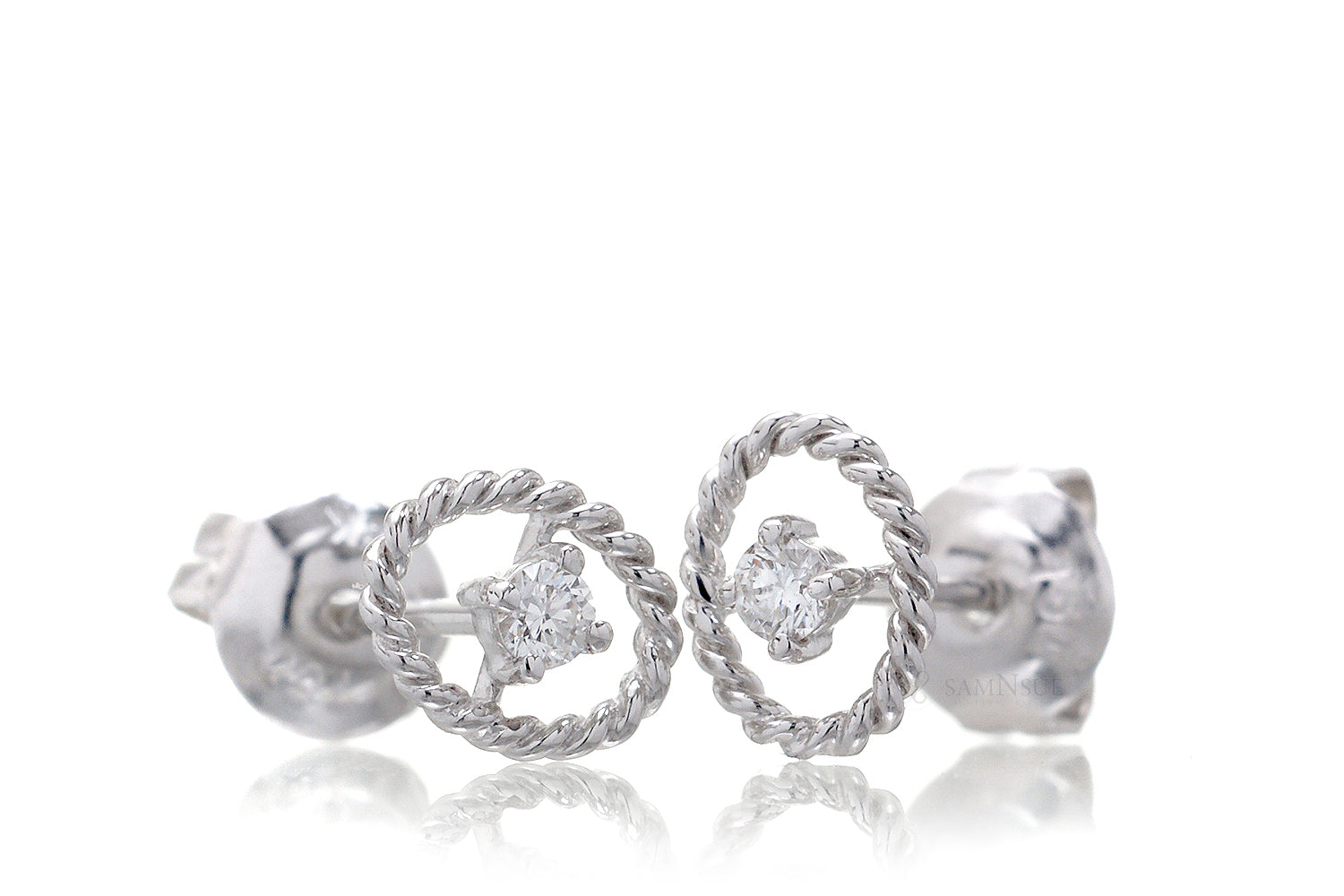 The Lacey Diamond Studs (0.07ct. tw.)