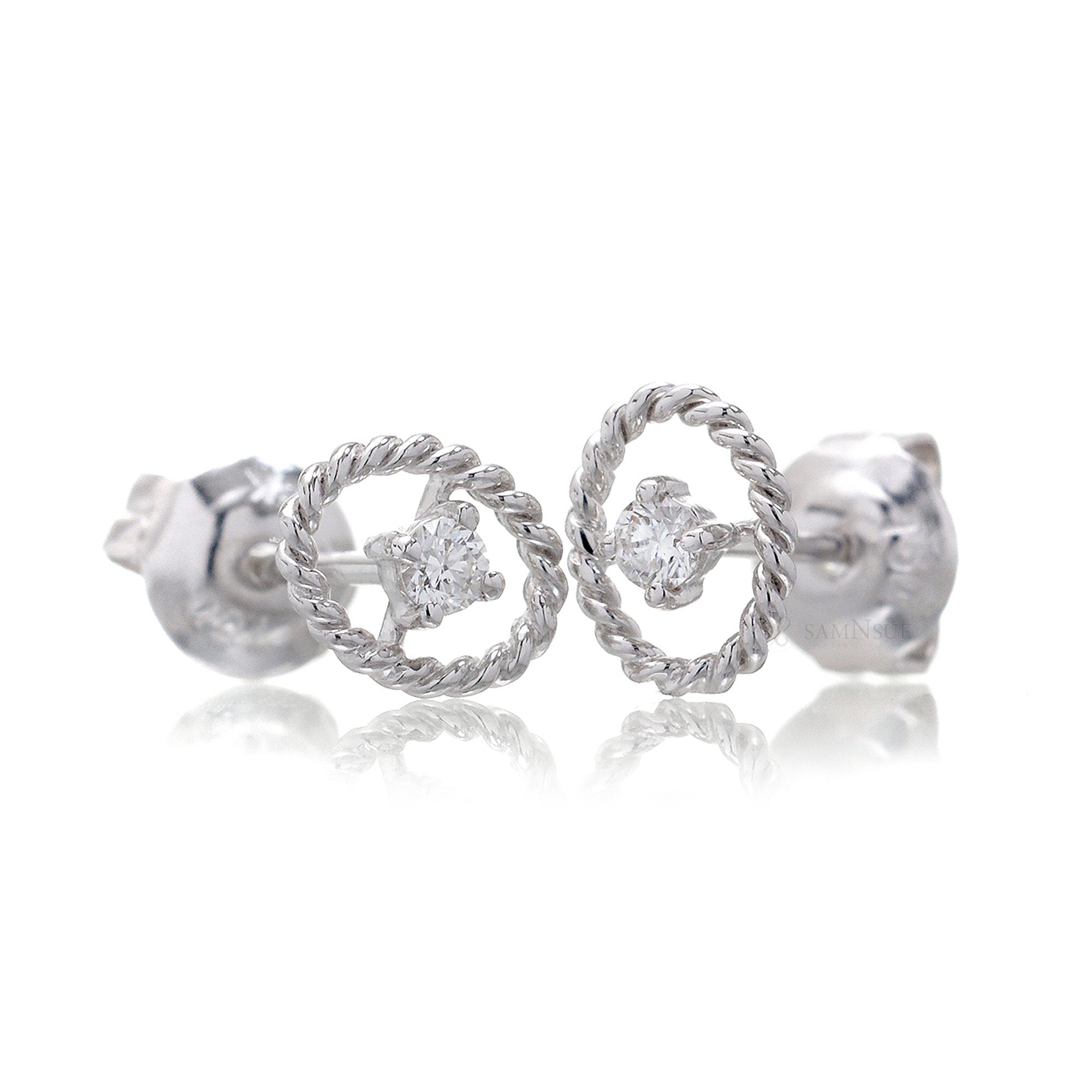 The Lacey Diamond Studs (0.07ct. tw.)