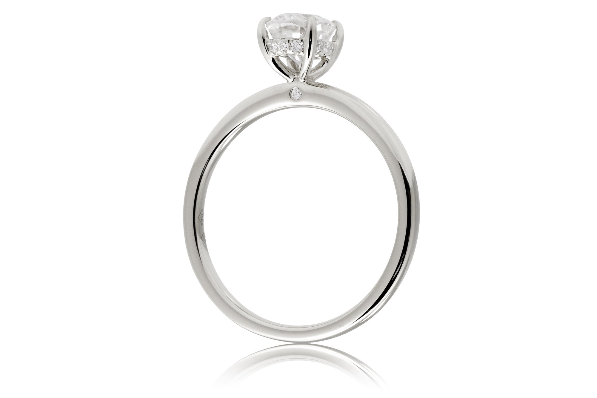 The Lucy Oval Cut Moissanite Ring