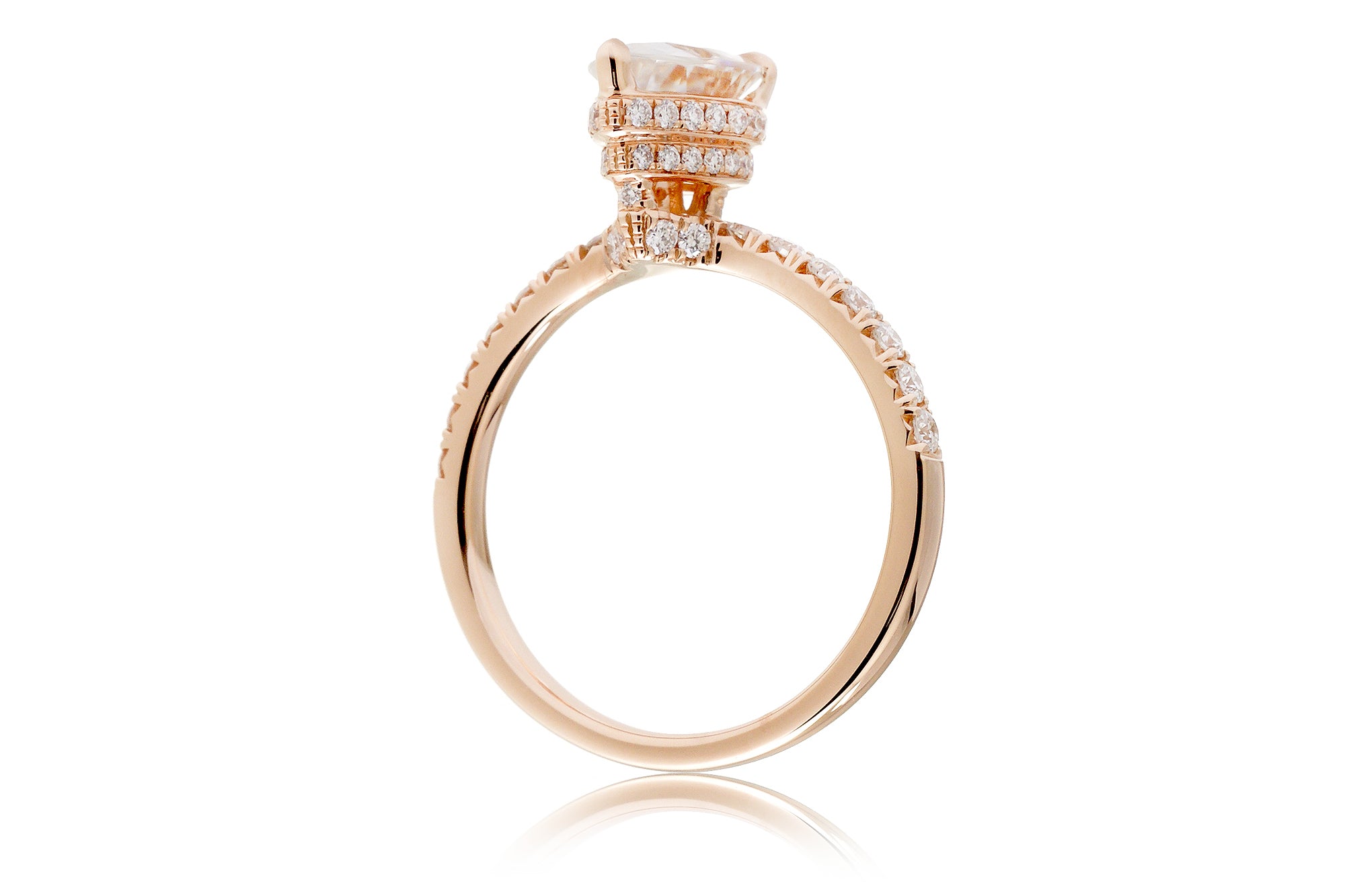 The Marykate Pear Moissanite