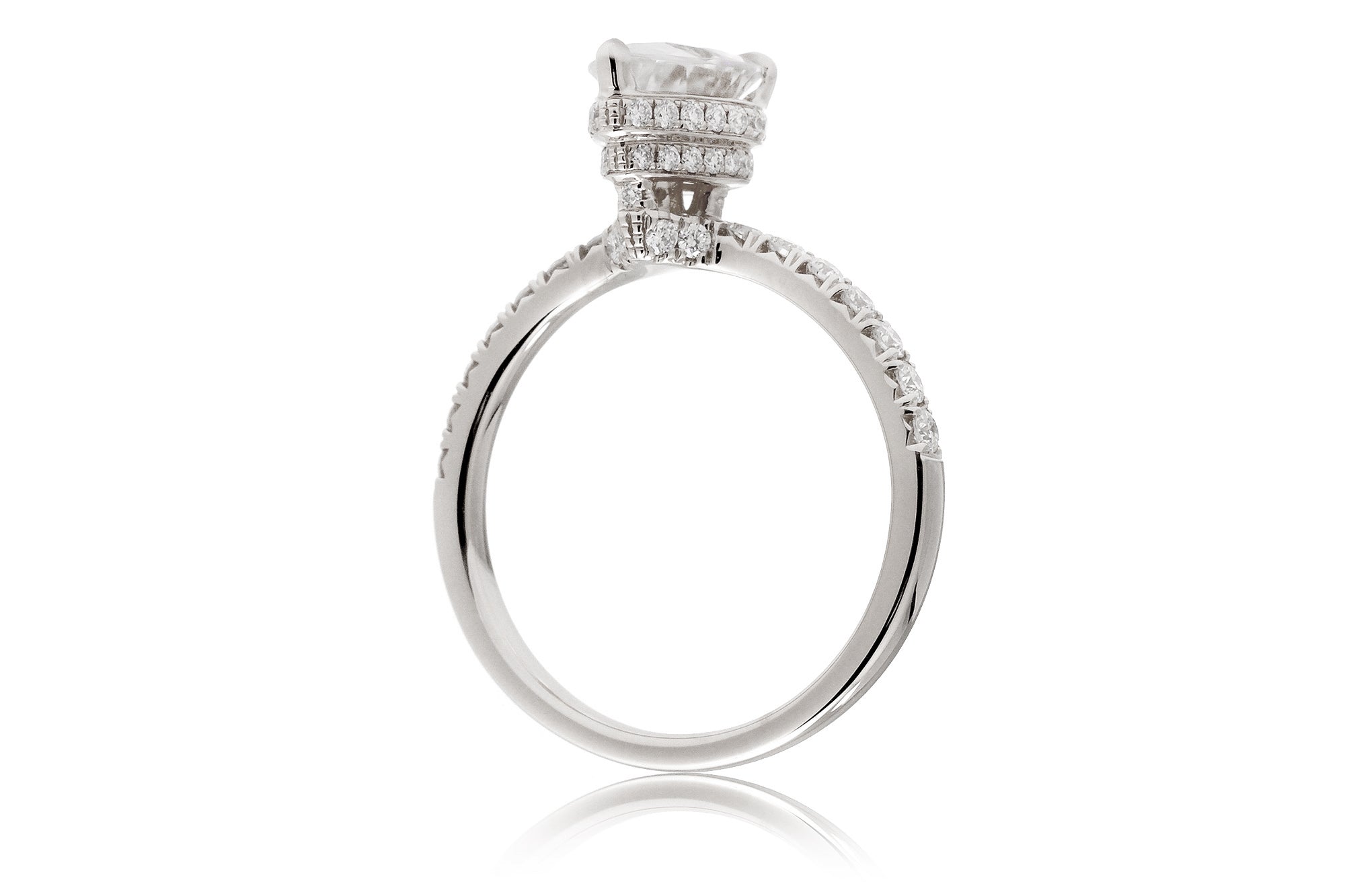 The Marykate Pear Moissanite