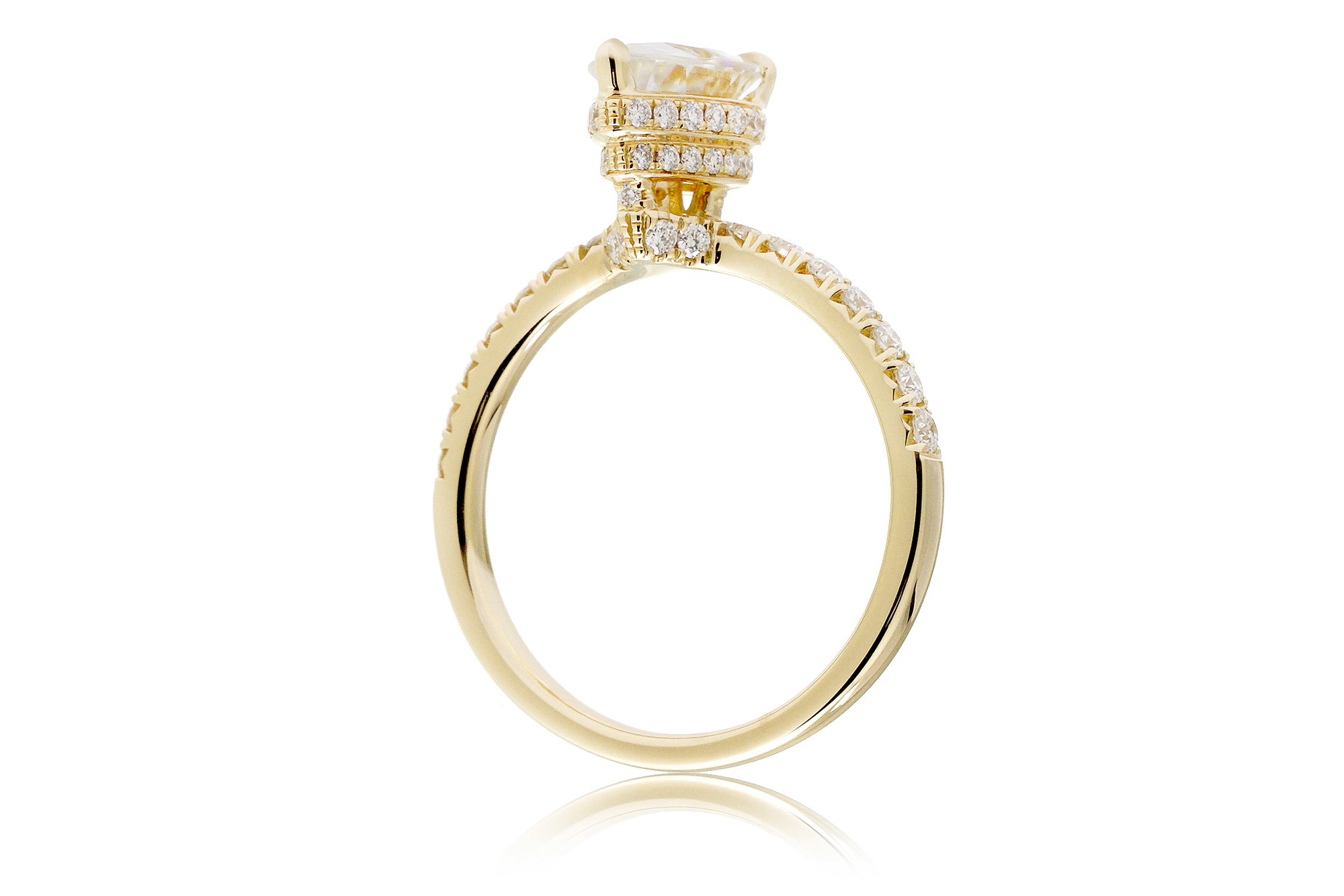 The Marykate Pear Moissanite