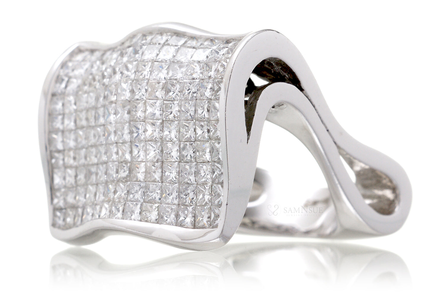 The Mila Princess Diamond Ring (3.70 ct. tw.)
