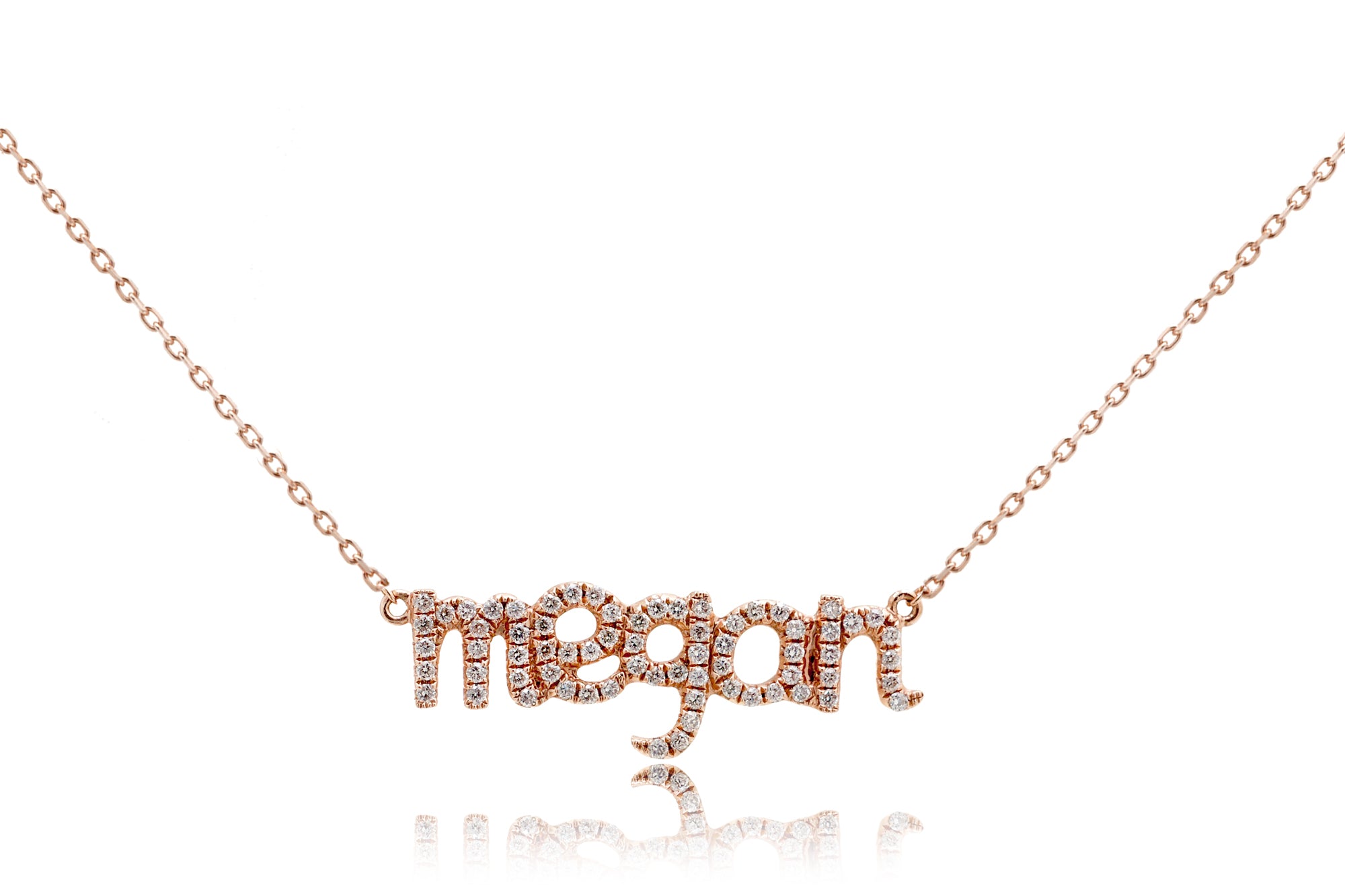 The Initial Megan Pave Pendant