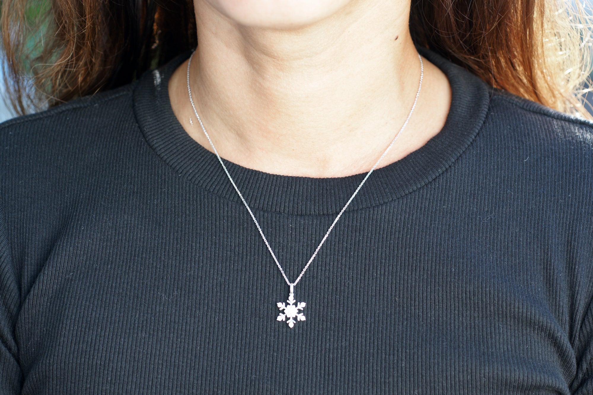 The Star Snowflake Diamond Pendant