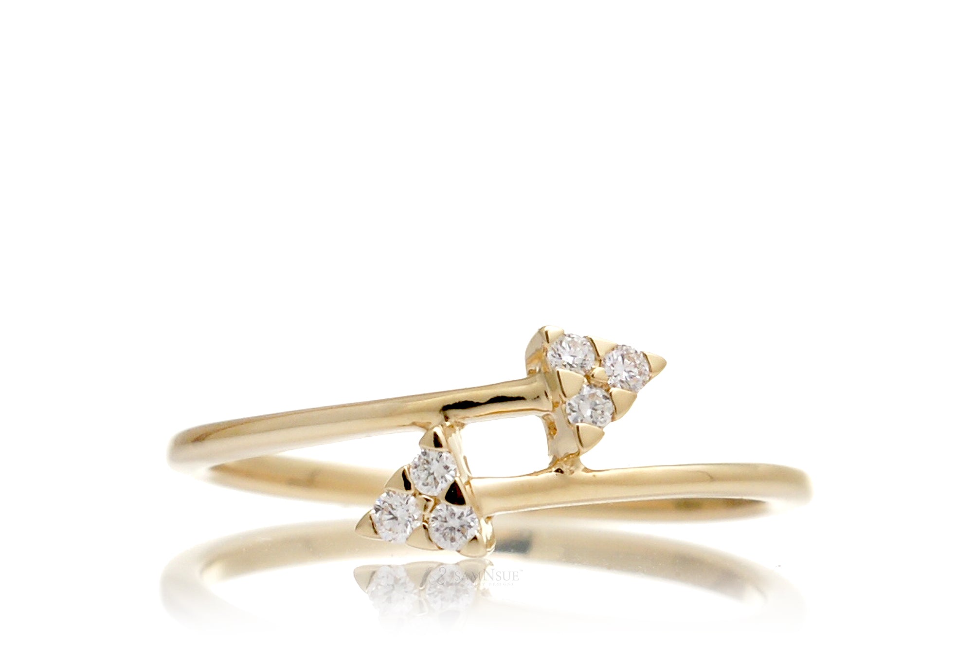 The Bypass Arrow Diamond Ring