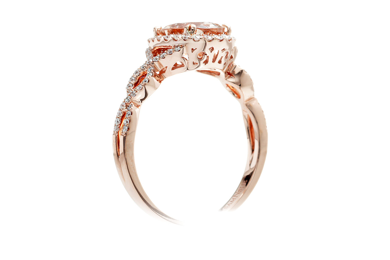 The Shelly Oval Morganite