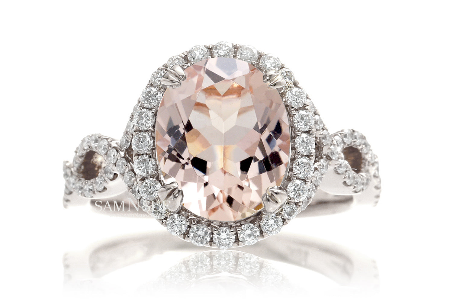The Shelly Oval Morganite