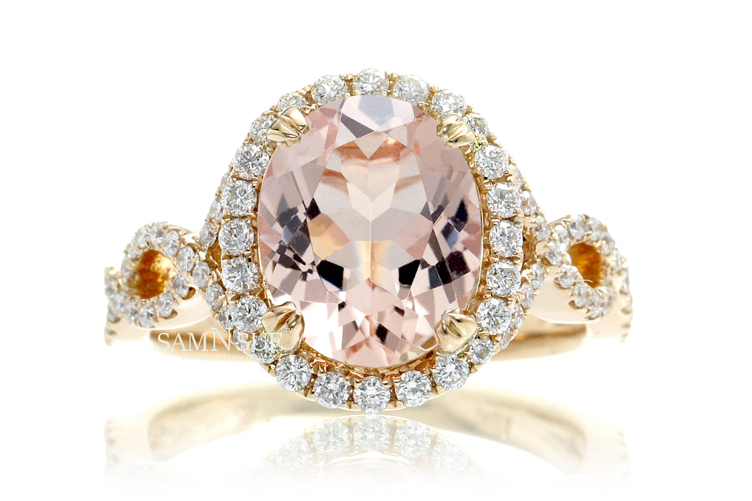 The Shelly Oval Morganite