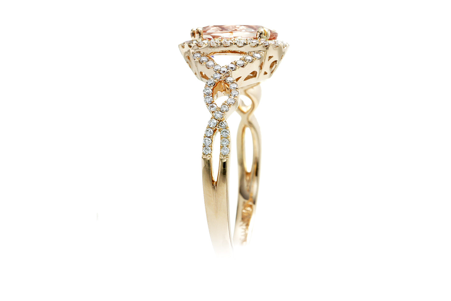 The Shelly Oval Morganite