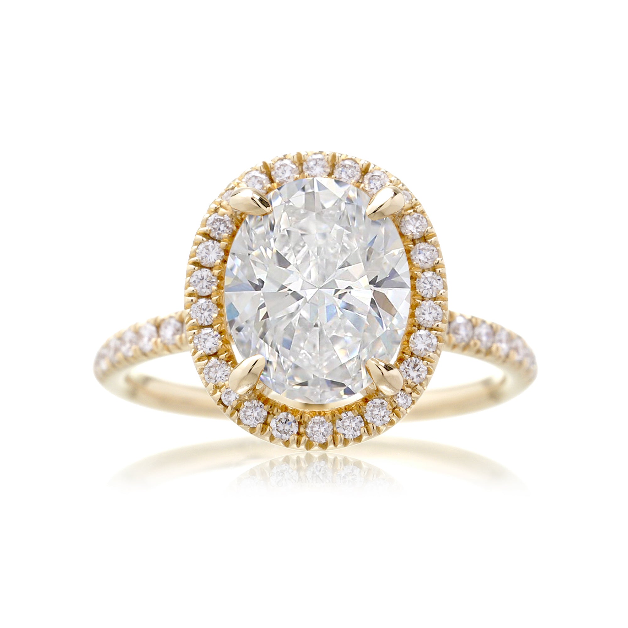 The Drenched Oval Diamond (Lab-Grown)