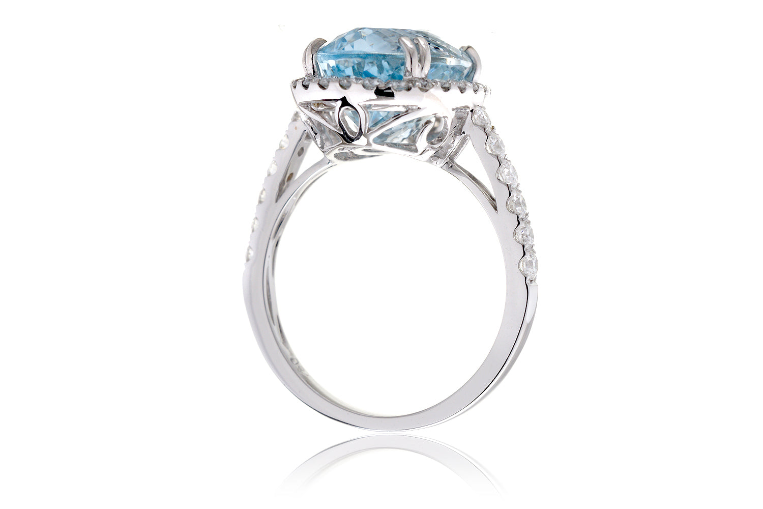 The Charlotte Oval Aquamarine (12.5x9.3)