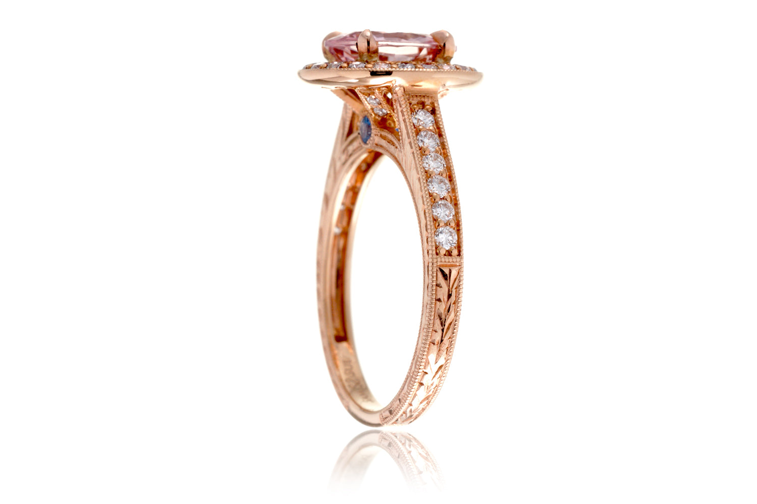 The Edith Oval Pink Sapphire Ring (2.92 ct tw.)