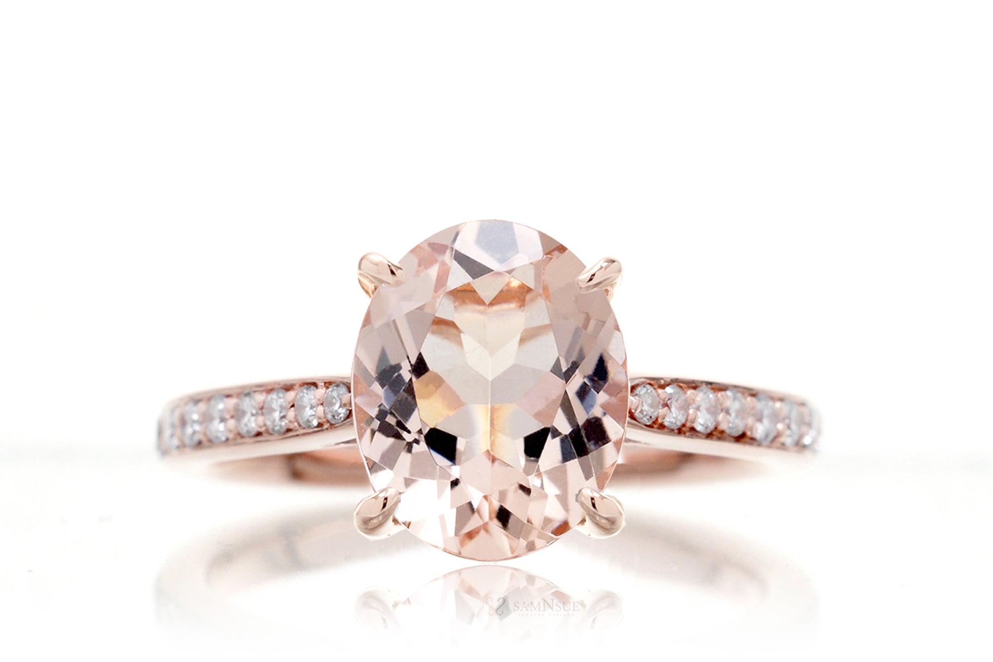 The Emily Oval Morganite