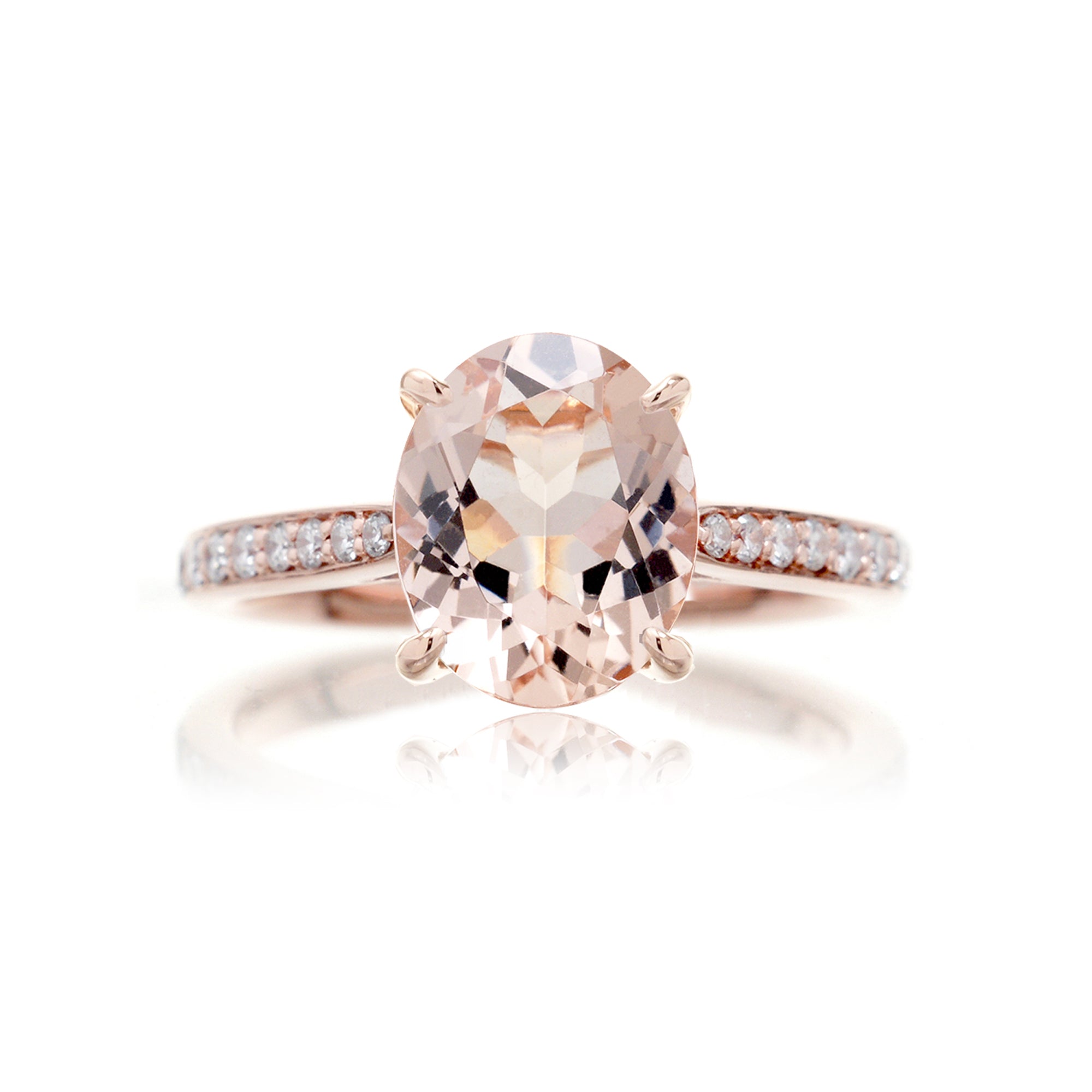 The Emily Oval Morganite