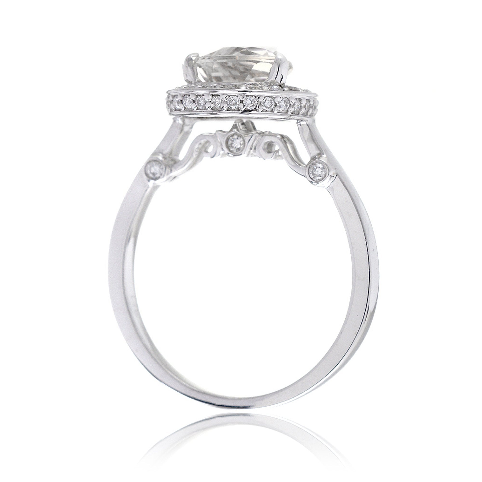 The Carla Pear Moissanite