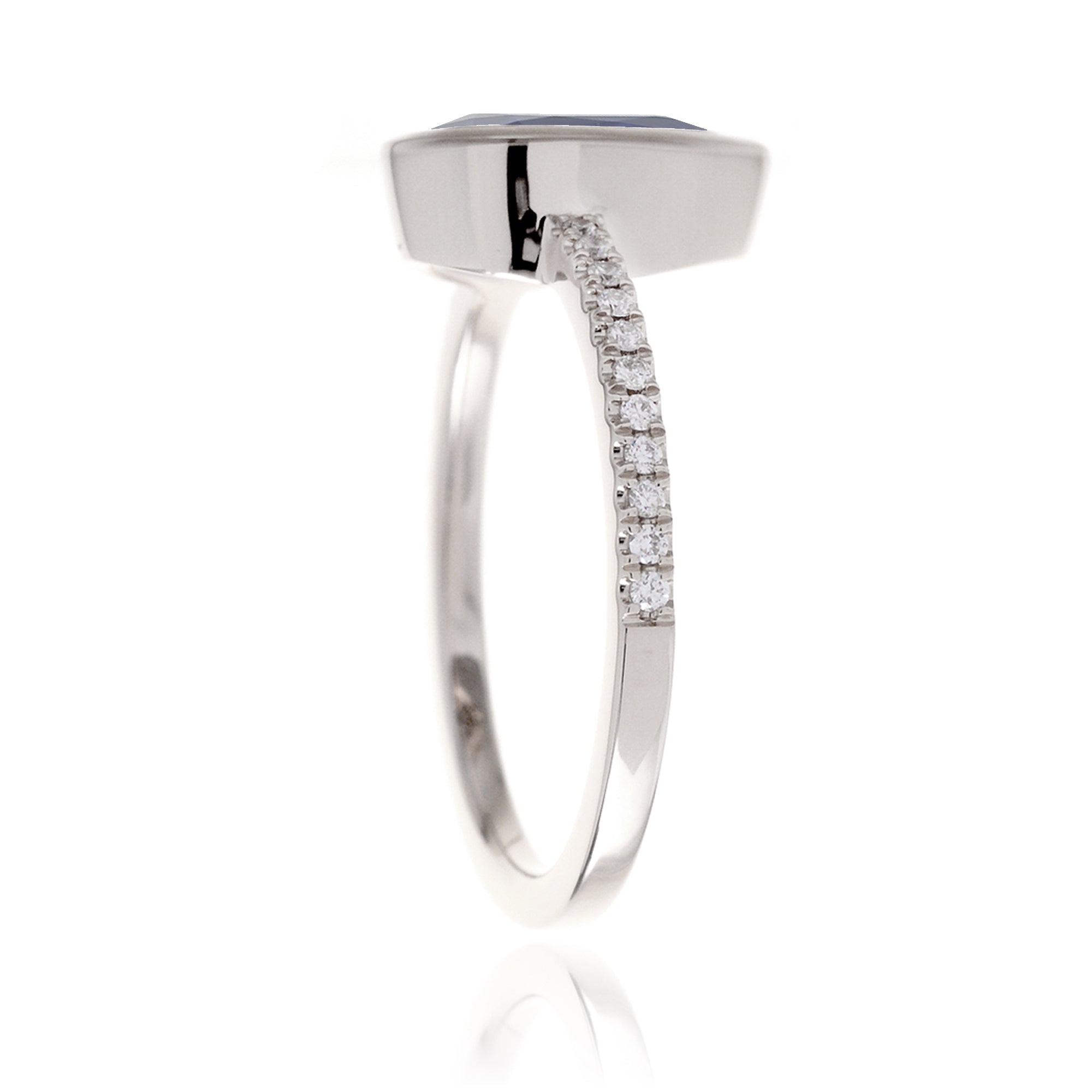 The Beverly Pear Aquamarine