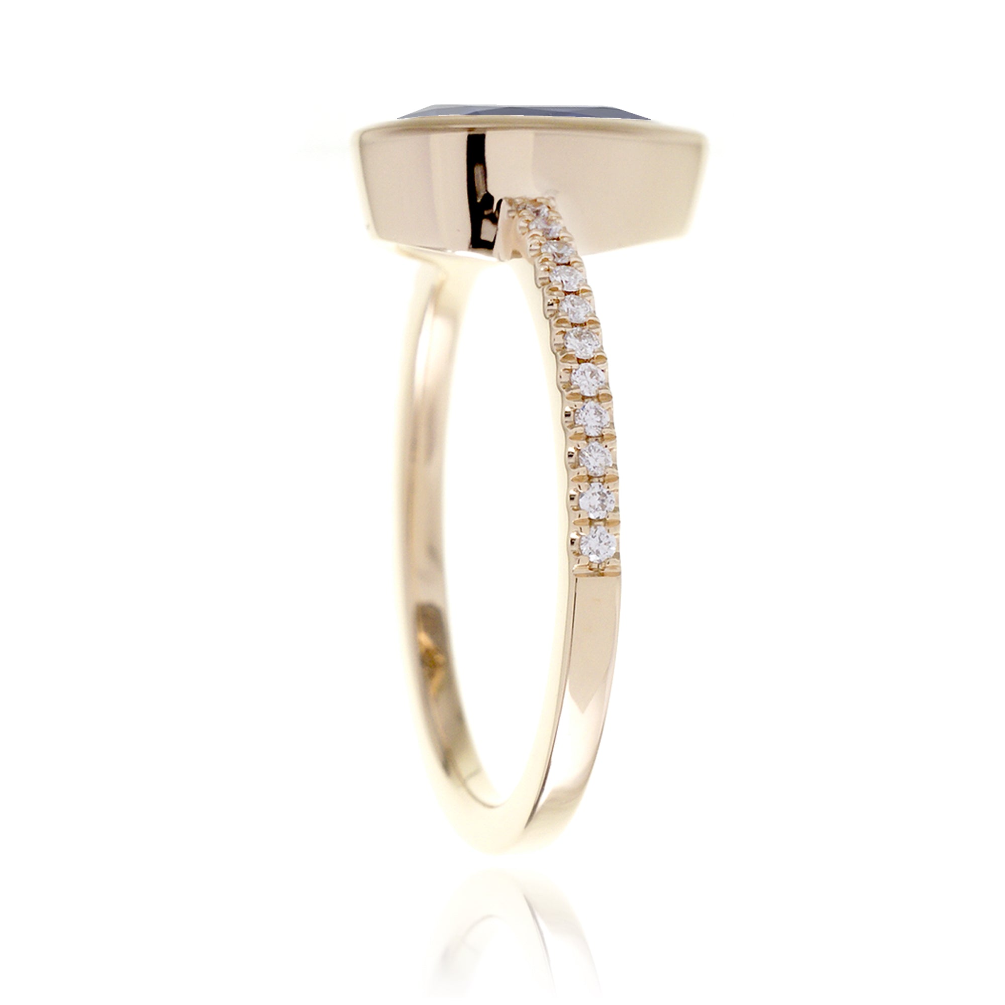 The Beverly Pear Aquamarine