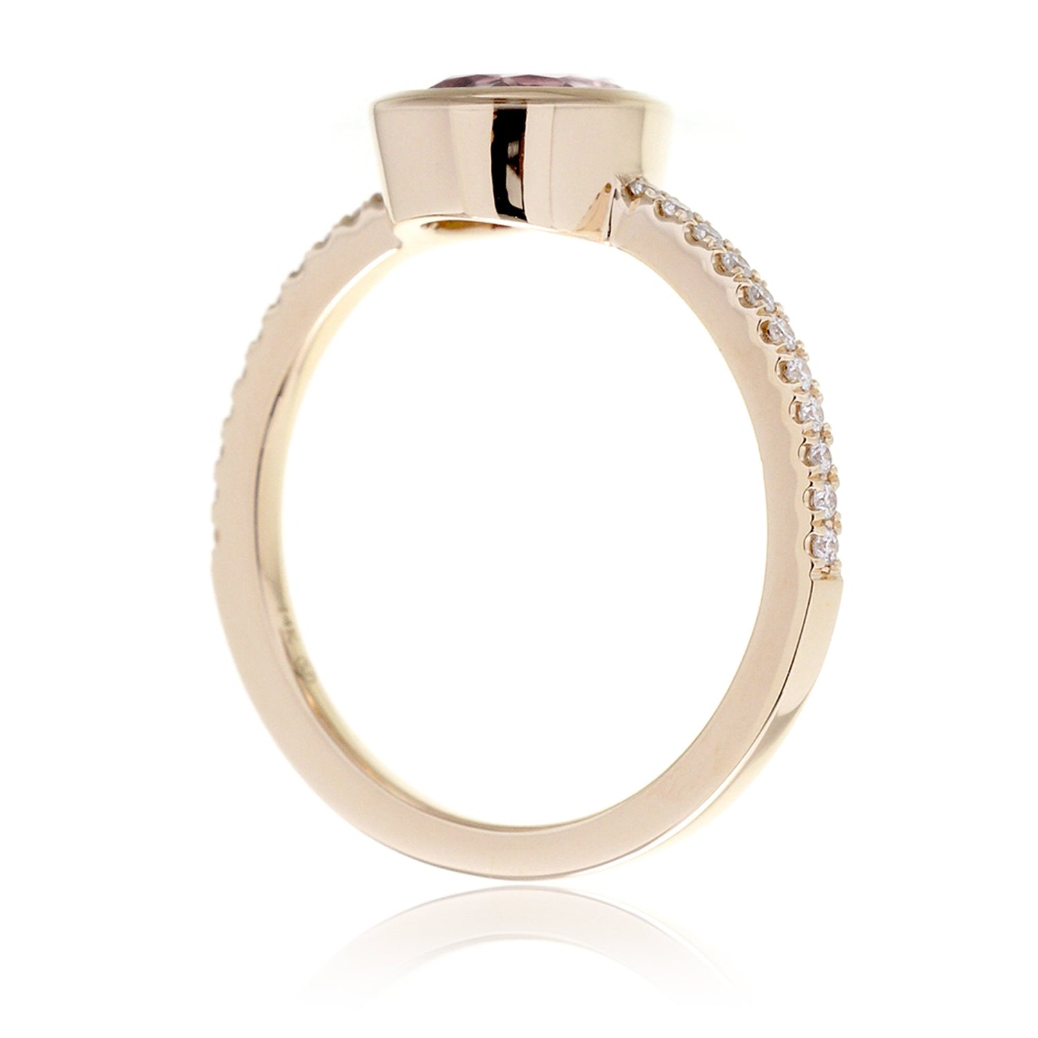 The Beverly Pear Morganite