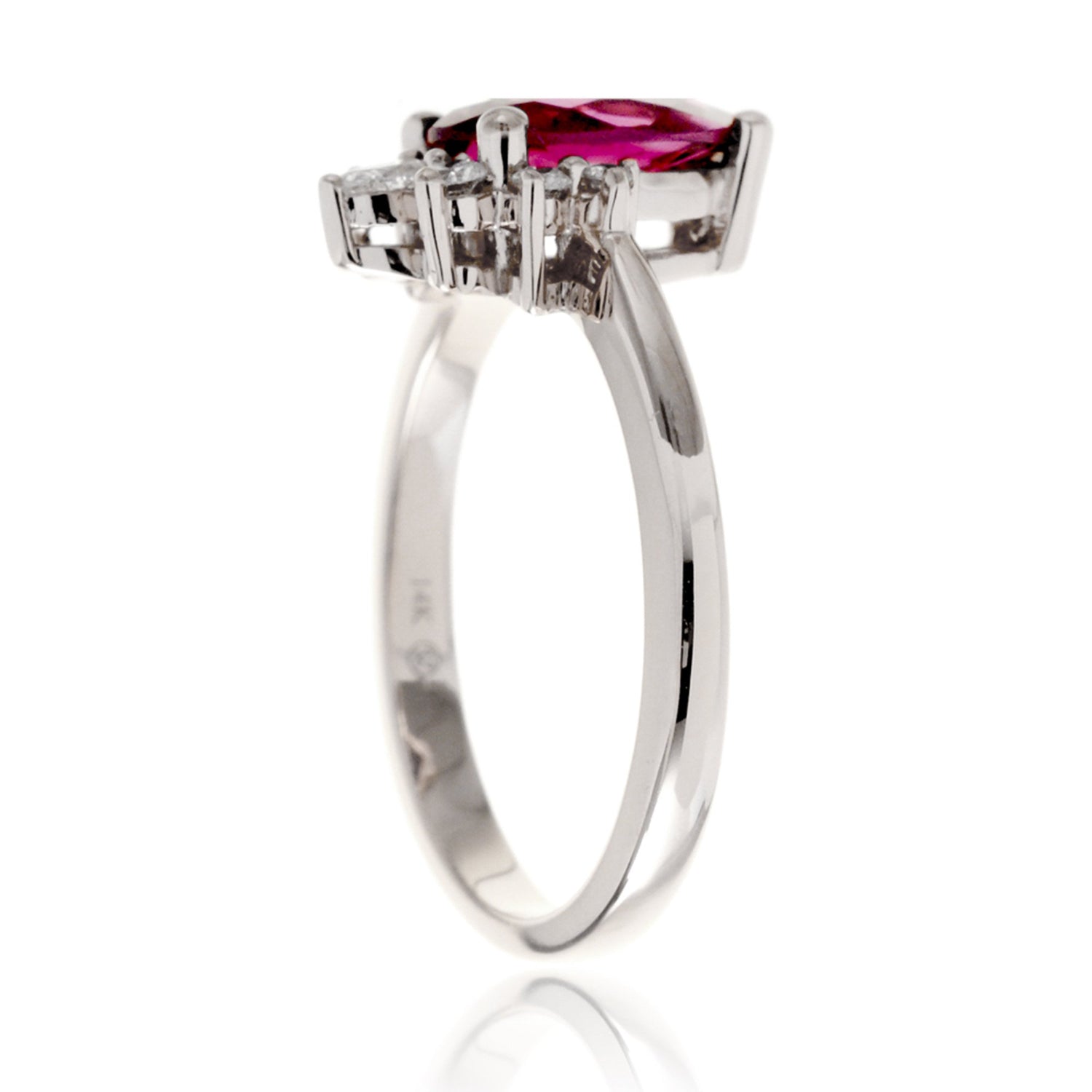 The Pacey Pear Rhodolite Garnet