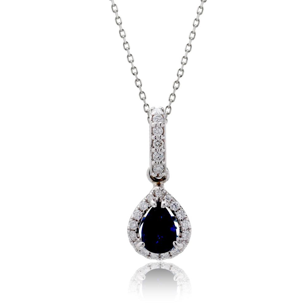 The Signature Pear Sapphire Pendant