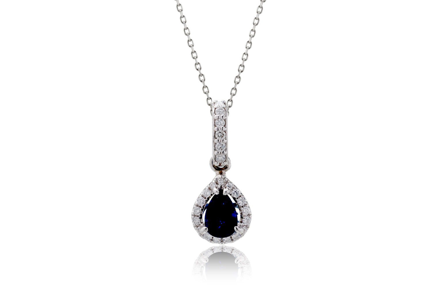 The Signature Pear Sapphire Pendant