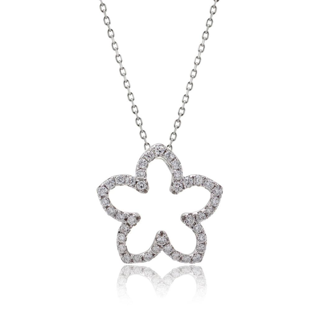The Plumeria Diamond Pendant