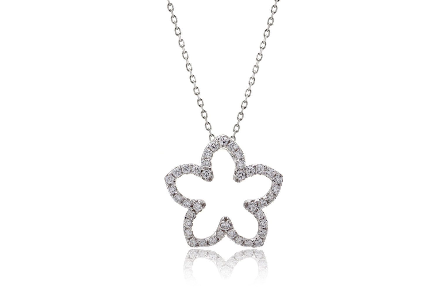 The Plumeria Diamond Pendant