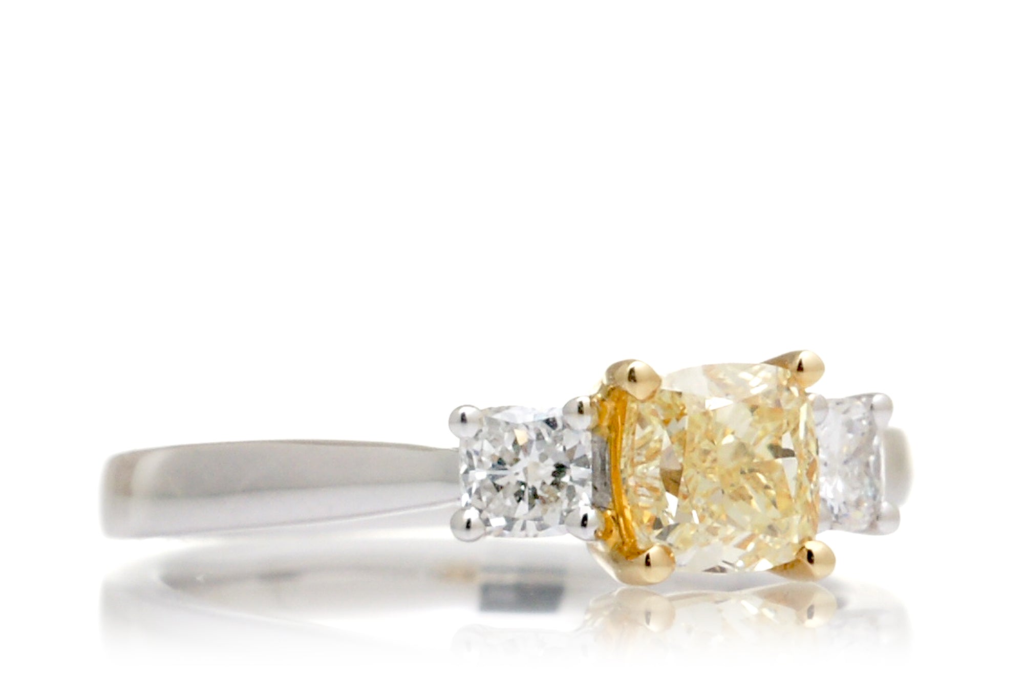 Natural Fancy Intense Yellow Diamond Ring, 8.06 Carats | M.S. Rau