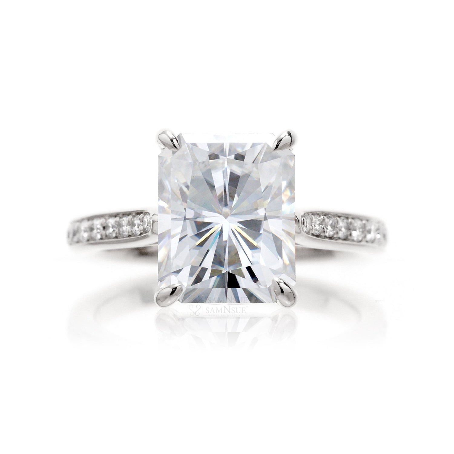 The Emily Radiant Moissanite