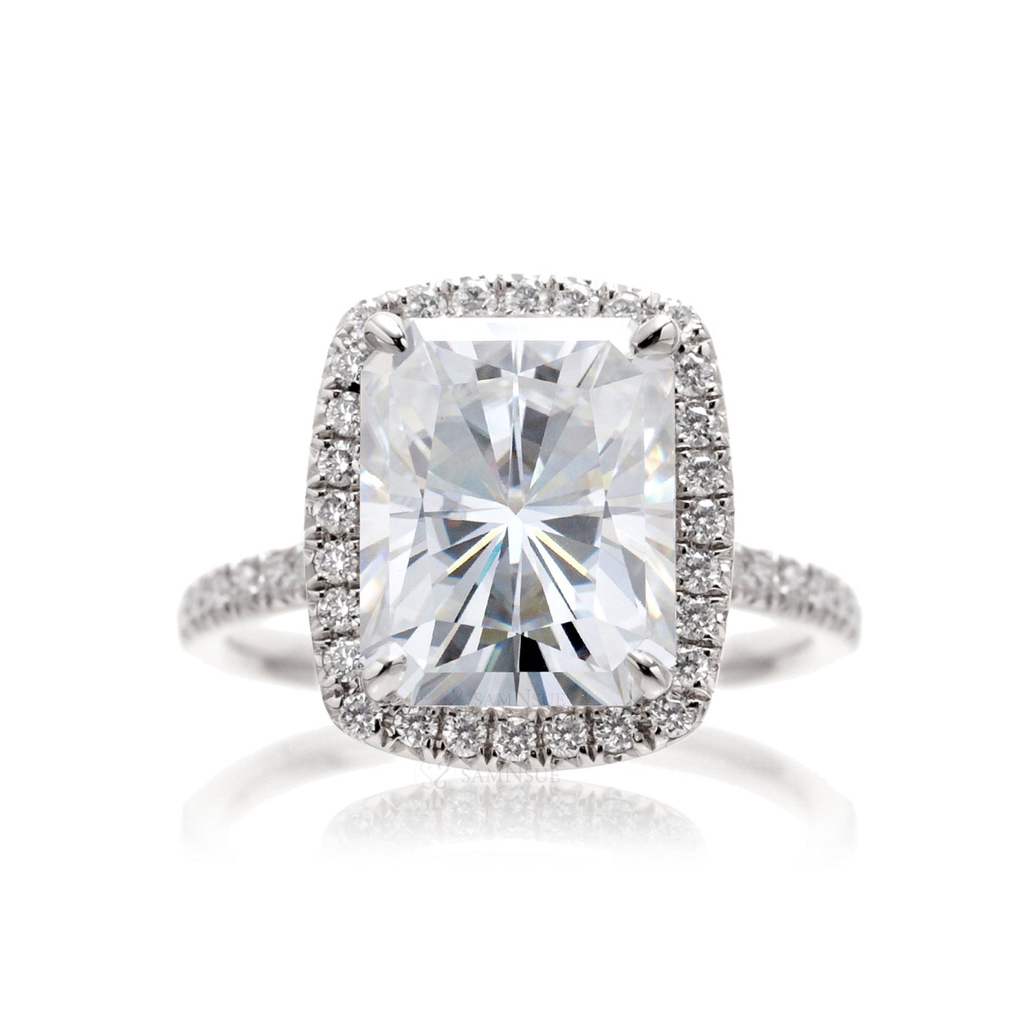The Caitlin Radiant Moissanite