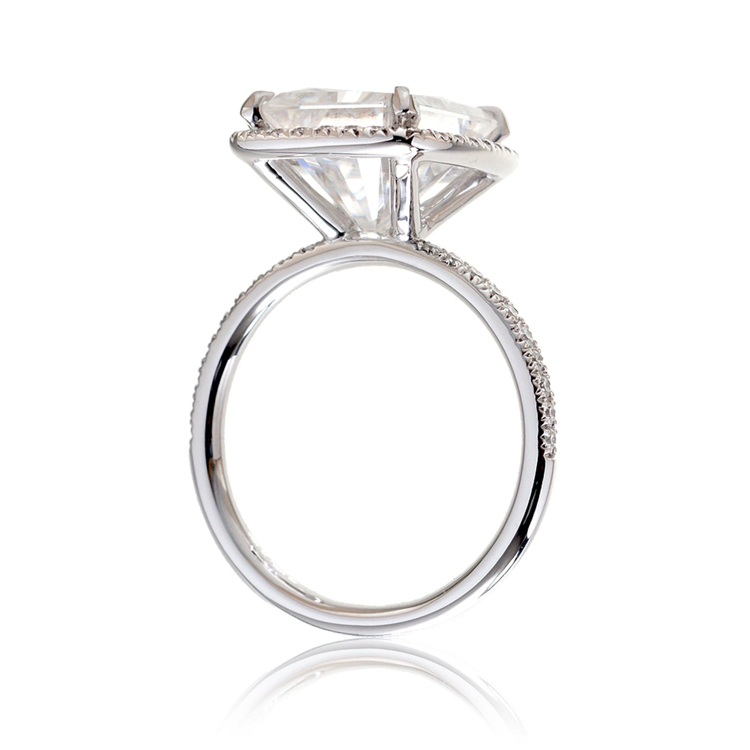 The Caitlin Radiant Moissanite