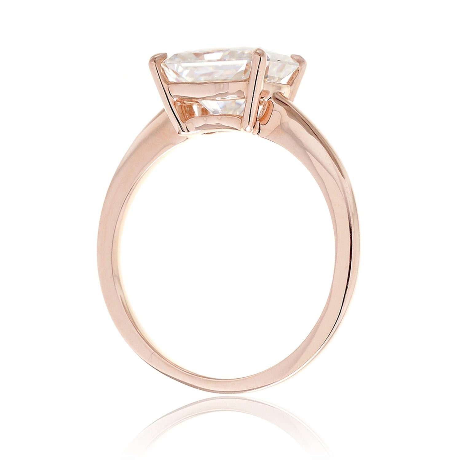 The Lynn Radiant Moissanite (8x6mm)
