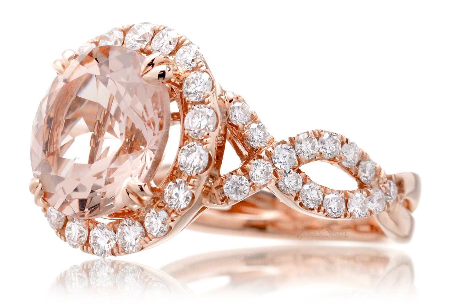 The Shelly Round Morganite