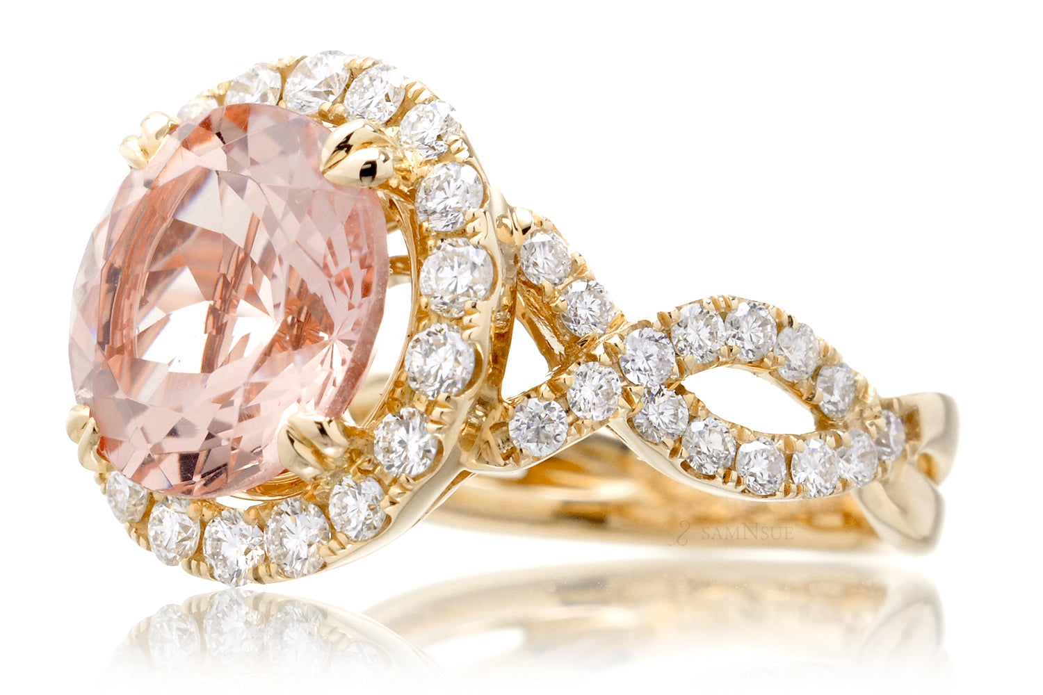 The Shelly Round Morganite