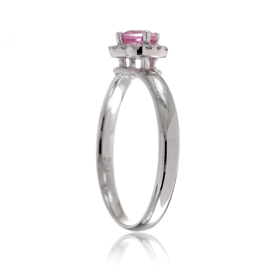 The Lanelle Round Pink Sapphire Ring (4mm)