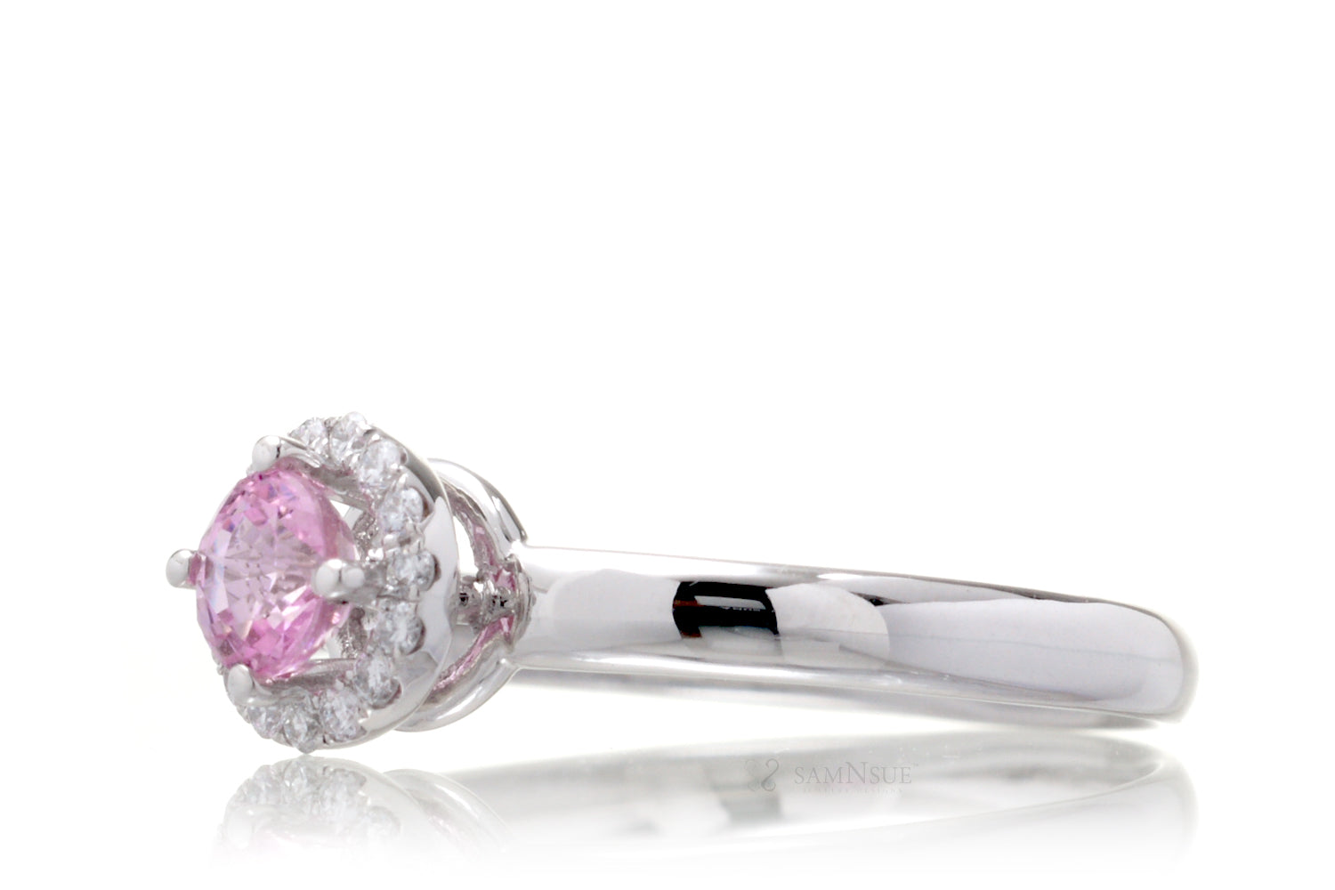 The Lanelle Round Pink Sapphire (4mm)