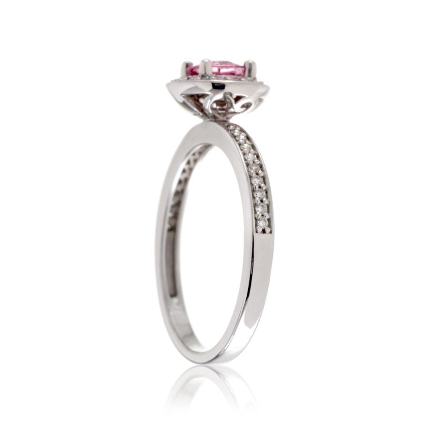 The Fleur De Lys Round Pink Sapphire (5mm)