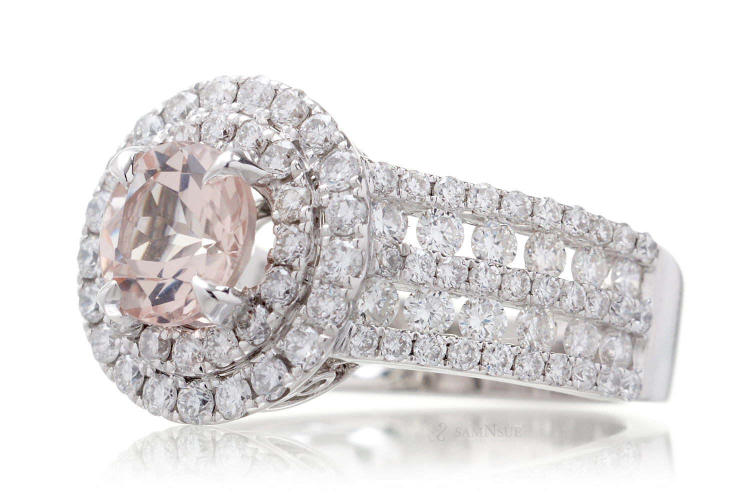 The Gertrude Round Morganite